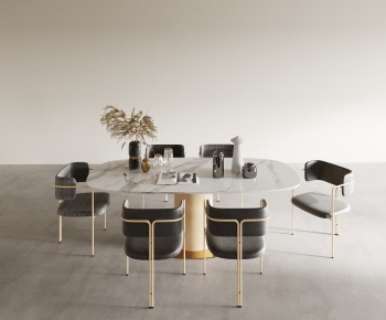 Modern Dining Table And Chairs-ID:213715085