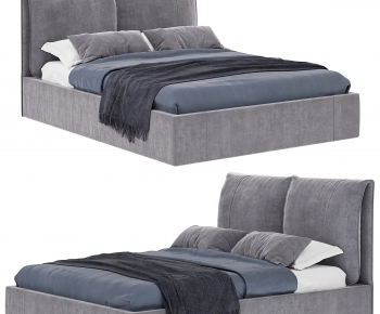 Modern Double Bed-ID:277478934