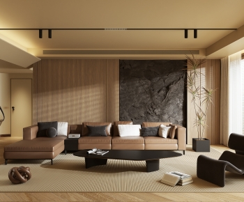 Wabi-sabi Style A Living Room-ID:607525116