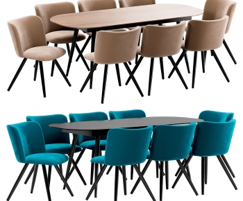 Modern Dining Table And Chairs-ID:954514038