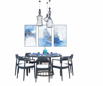 New Chinese Style Dining Table And Chairs-ID:968170885