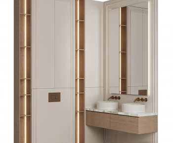 Modern Bathroom Cabinet-ID:420686015