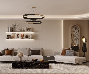 Modern A Living Room-ID:471761941