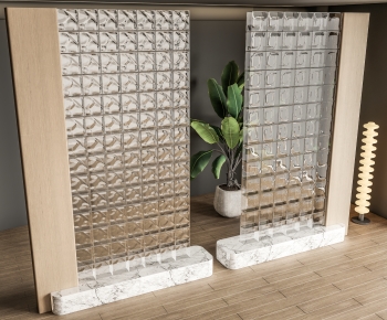 Modern Glass Screen Partition-ID:317687035