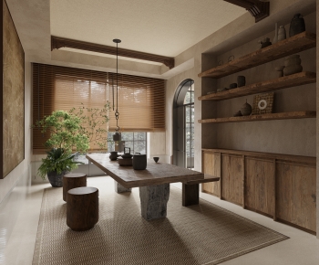 Wabi-sabi Style Tea House-ID:434970914