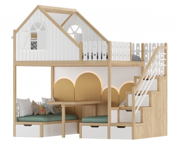 Modern Bunk Bed-ID:219664106