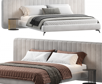 Modern Double Bed-ID:980410699