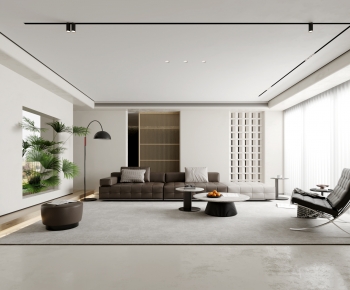 Modern A Living Room-ID:605891945