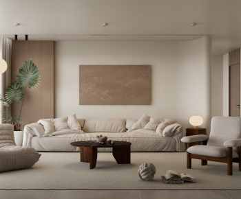 Wabi-sabi Style A Living Room-ID:369096041