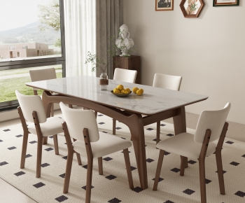 Modern Dining Table And Chairs-ID:487432964