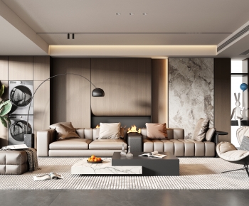 Modern A Living Room-ID:749608041