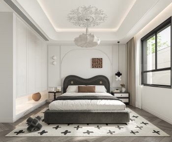 French Style Bedroom-ID:652476074