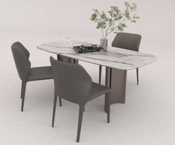 Modern Dining Table And Chairs-ID:676497948