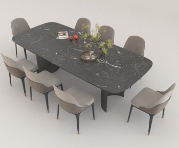 Modern Dining Table And Chairs-ID:555210119