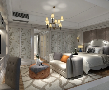 Simple European Style Bedroom-ID:360570915