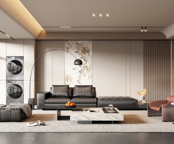 Modern A Living Room-ID:998733044