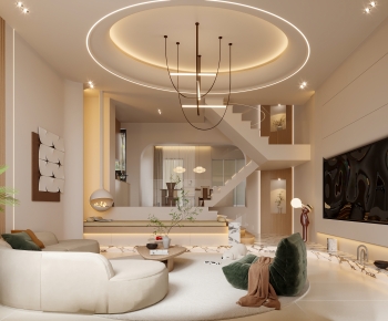 Modern A Living Room-ID:932560926