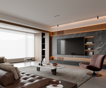 Modern A Living Room-ID:743443015