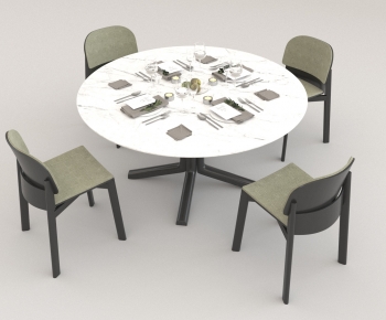 Modern Dining Table And Chairs-ID:105211028