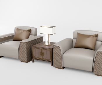 Modern Single Sofa-ID:392067911