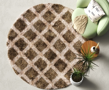 Modern Circular Carpet-ID:594382054