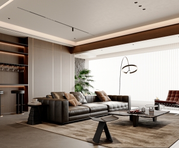 Modern A Living Room-ID:666572098