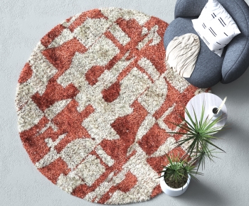 Modern Circular Carpet-ID:118335019