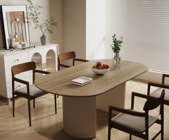 Modern Dining Table And Chairs-ID:746959929