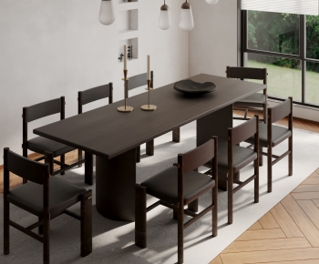 Modern Dining Table And Chairs-ID:563062916