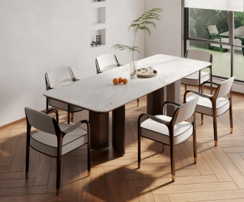 Modern Dining Table And Chairs-ID:916234971