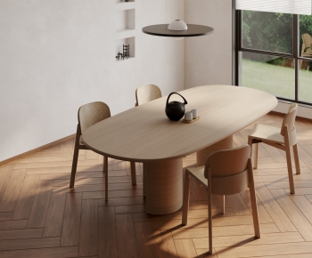 Modern Dining Table And Chairs-ID:127165081