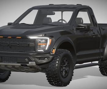 现代黑色福特F-150皮卡车-ID:419954065
