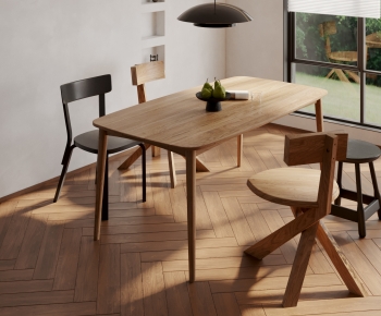 Modern Dining Table And Chairs-ID:596024046