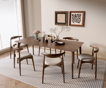 Modern Dining Table And Chairs-ID:555010086