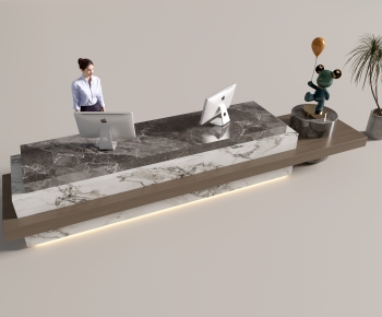 Modern Reception Desk-ID:233097081