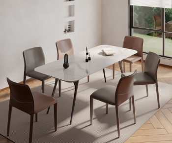 Modern Dining Table And Chairs-ID:894250996