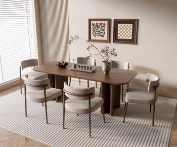 Modern Dining Table And Chairs-ID:880665062