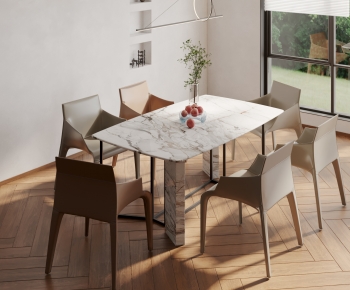 Modern Dining Table And Chairs-ID:128712891