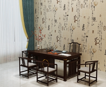 New Chinese Style Tea Tables And Chairs-ID:335189105