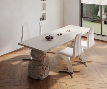 Modern Dining Table And Chairs-ID:597340113