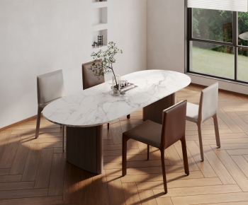 Modern Dining Table And Chairs-ID:307562115