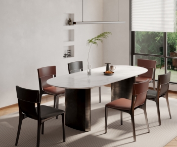 Modern Dining Table And Chairs-ID:332770397