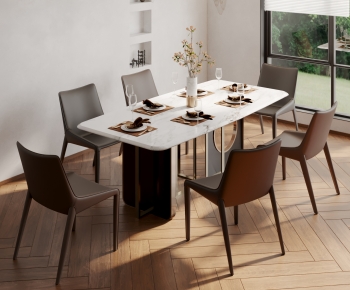 Modern Dining Table And Chairs-ID:547569992