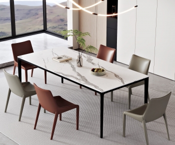 Modern Dining Table And Chairs-ID:916153918