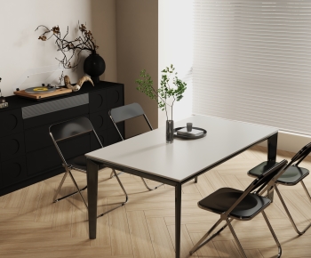 Modern Dining Table And Chairs-ID:939573056