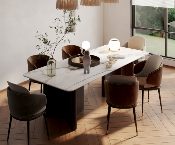 Modern Dining Table And Chairs-ID:447643046