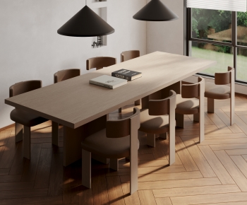 Modern Dining Table And Chairs-ID:737030981