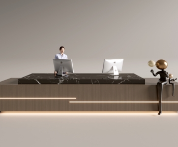 Modern Reception Desk-ID:890782128