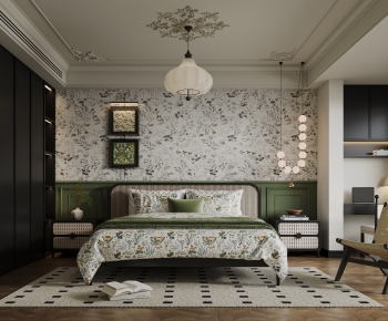 French Style Bedroom-ID:403788099