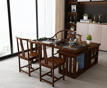 New Chinese Style Tea Tables And Chairs-ID:227109916